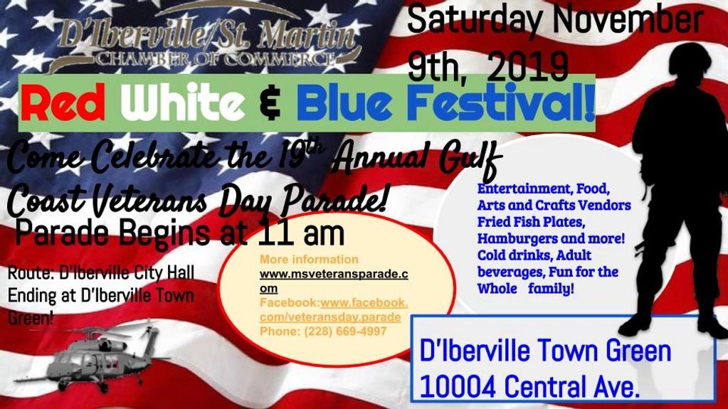 Veterans Day Parade D'Iberville/St. Martin Chamber of Commerce